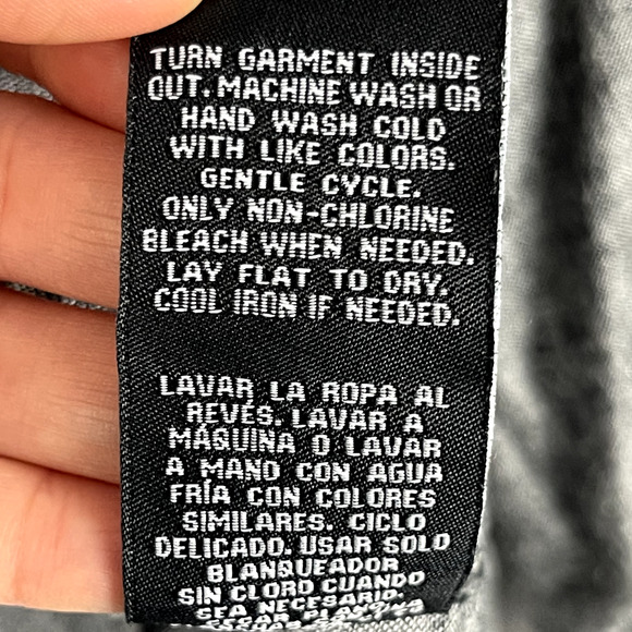 Zac and Rachel Linen Blend Tunic Top Womens 1X Gray Button Up Long Sleeve NWT - Picture 12 of 16